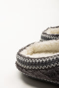 Tape Detail Slippers Grey (3)