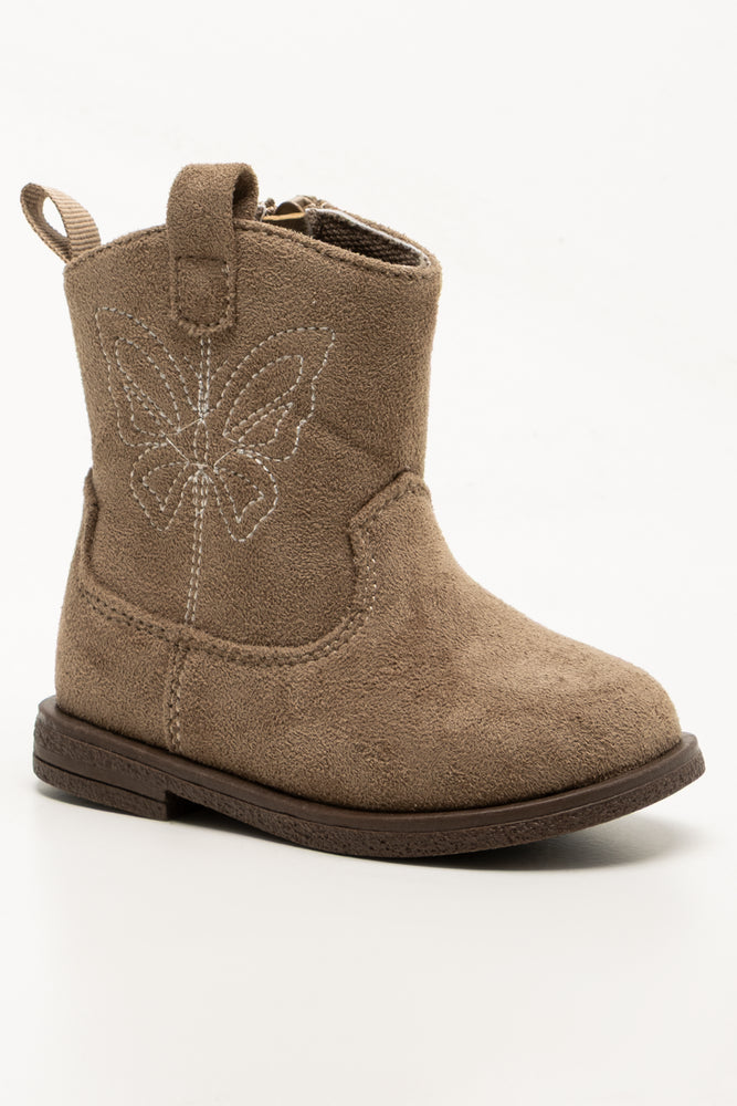 Butterfly Western Boots Tan (1)