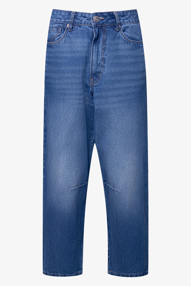 Barrel Leg Denim Jeans