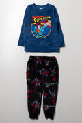 Superman Long Sleeve Pyjamas Blue