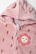 Flower Babygrow Pink (1)
