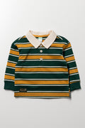 Long Sleeve Striped Golfer