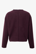 Long Sleeve Knit Top Chocolate (1)