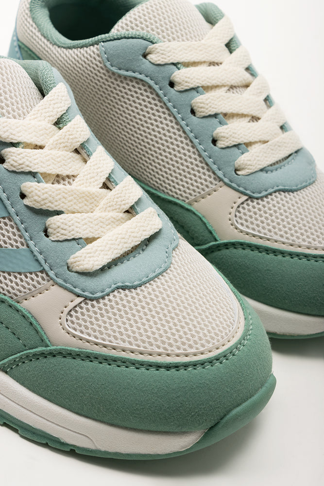 Lace Up Trainers Multicolour (2)