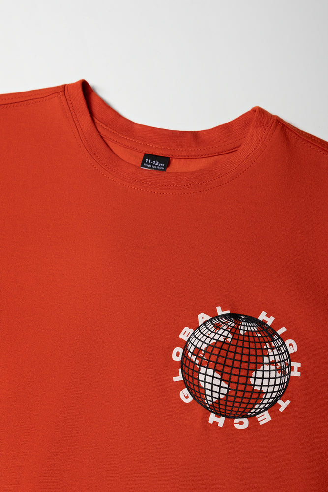 Printed Long Sleeve T-Shirt (1)