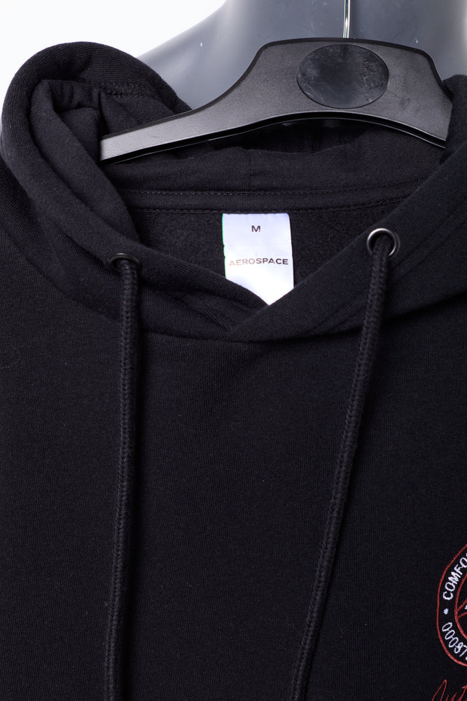 Hooded Tracktop Black (2)