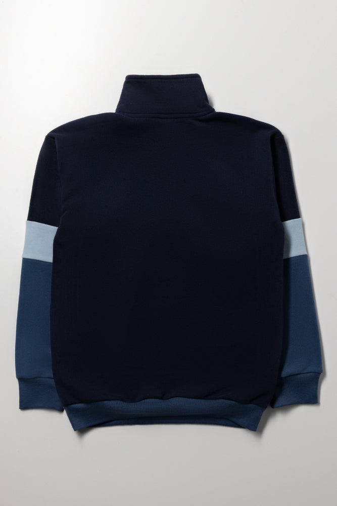 Quarter Zip Tracktop Blue (2)