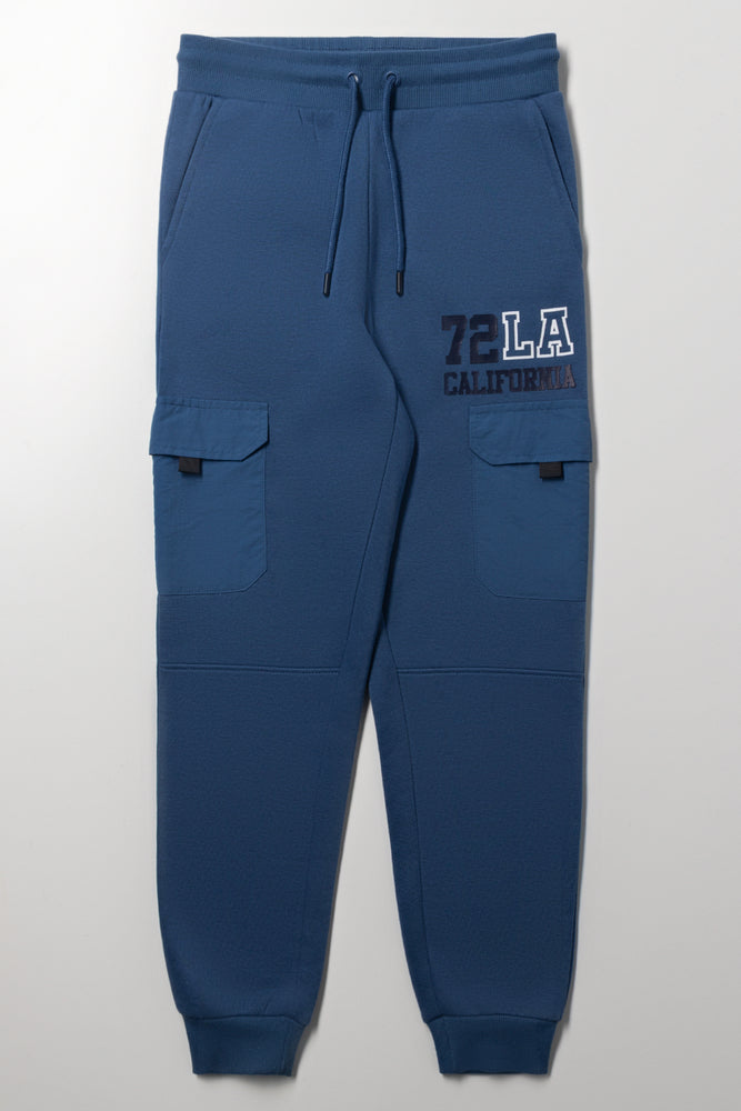 Blue Trackpants