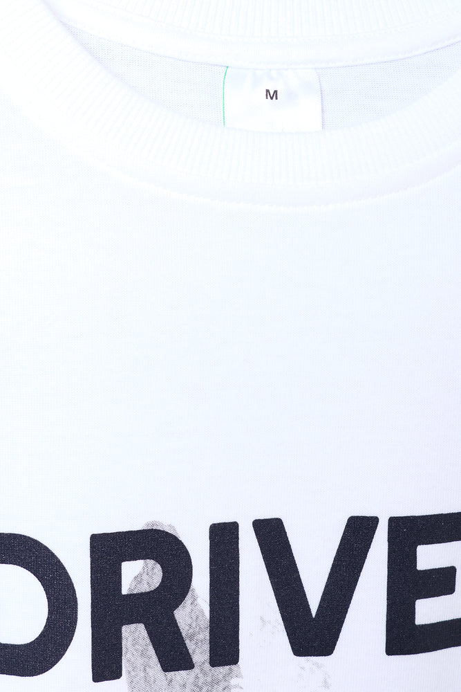 Regular Fit Graphic T-Shirt White (2)