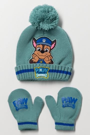 Paw Patrol Hat Set Teal