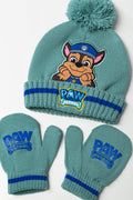 Paw Patrol Hat Set Teal (1)