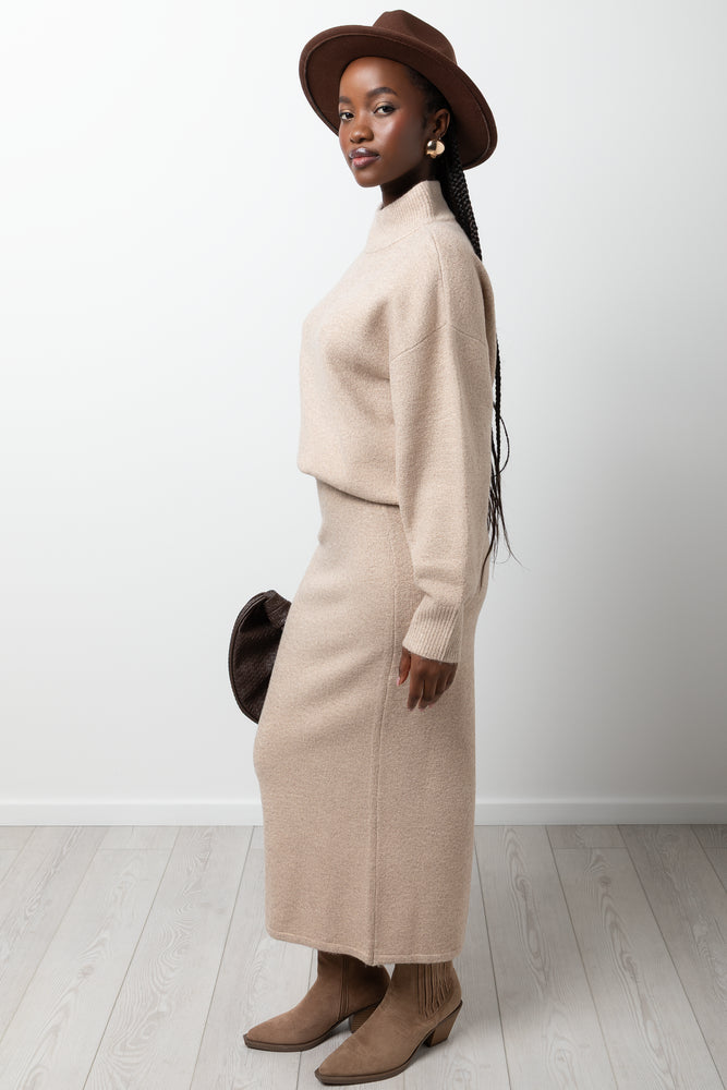 Turtleneck Long Sleeve Jersey Natural (1)