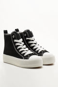 High Top Skate Sneakers Black