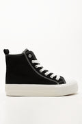 High Top Skate Sneakers Black (1)