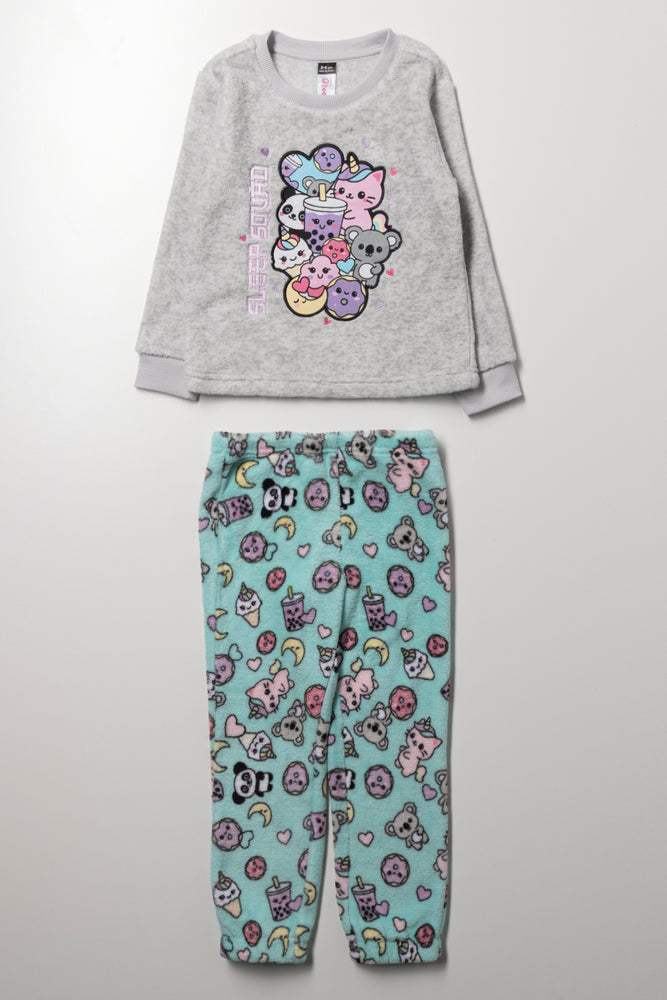 Sleep Squad Pyjamas Grey Melange