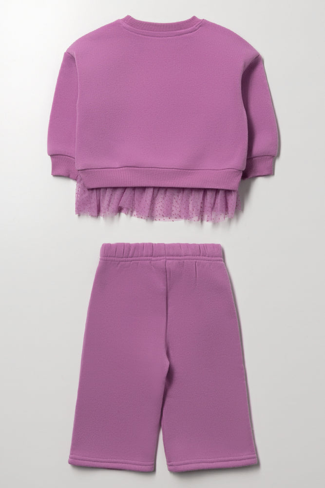 Wideleg Tracksuit Purple (2)