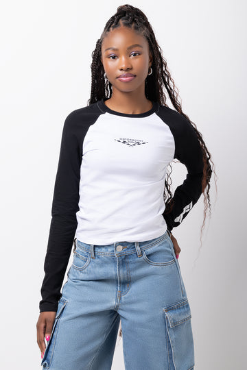 Fitted Cropped T-Shirt White