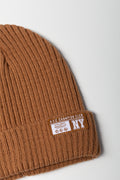 Ribbed Beanie Camel (1)