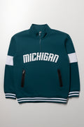 Quarter Zip Tracktop Teal