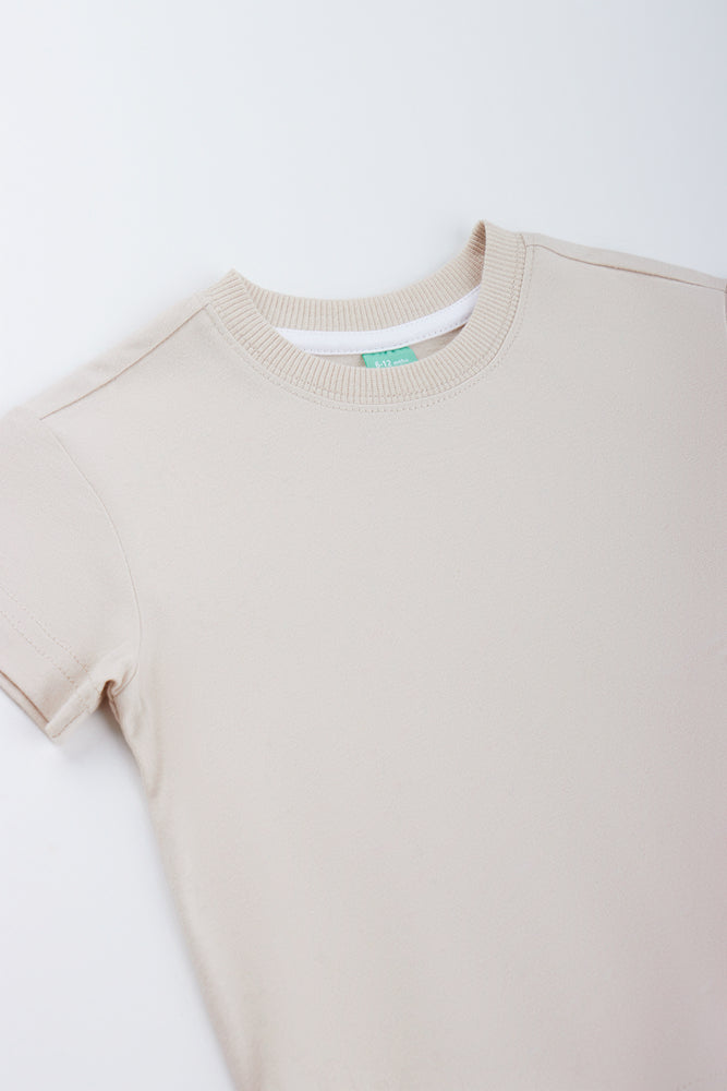 Stone Basic Crew Neck T-Shirt (1)