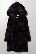 Spiderman Fleece Gown Black