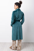 Fleece Gown Teal (2)