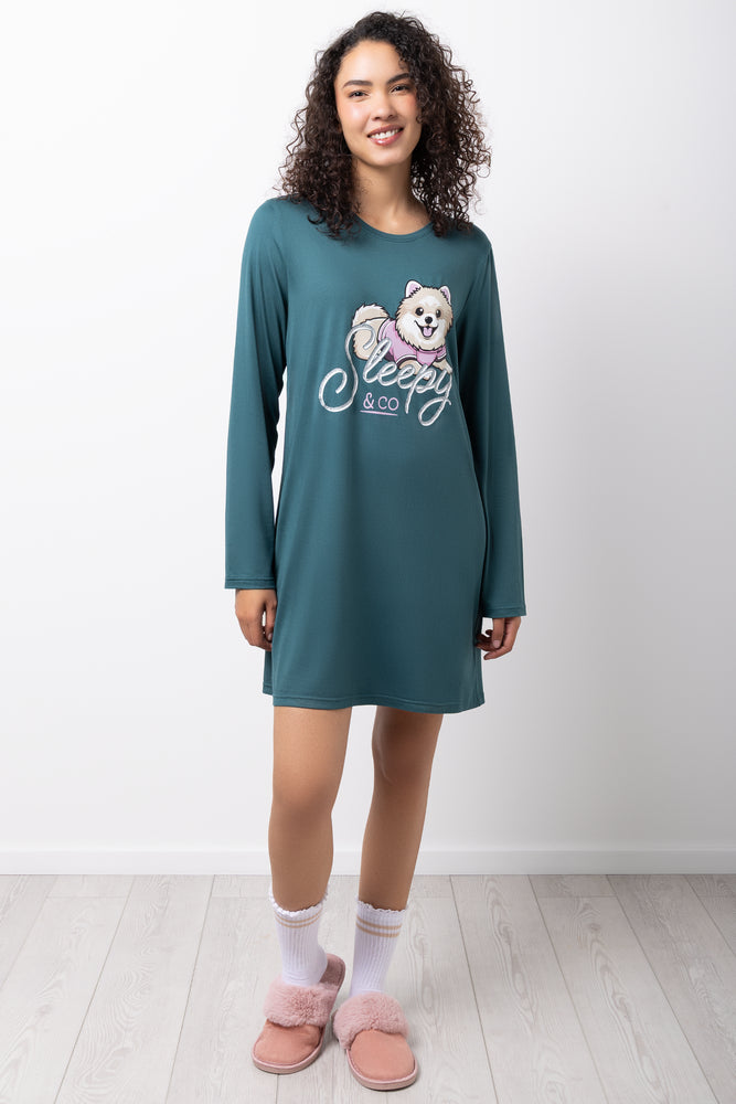 Sleepy And Co Sleepshirt Green