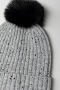 Chunky Knit Beanie Grey (1)