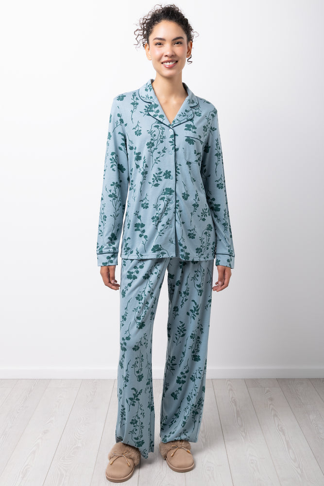 Floral Pyjamas Green (5)