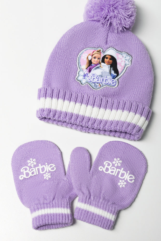 Barbie Hat Set Lilac (1)