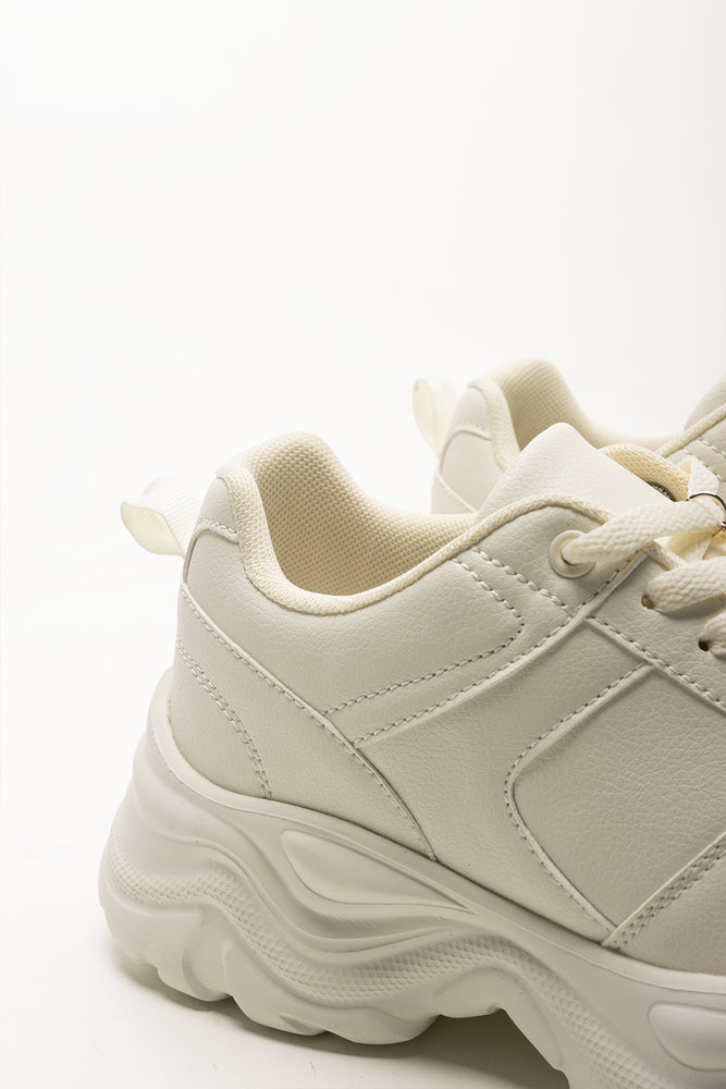 Chunky Charm Trainers White (3)
