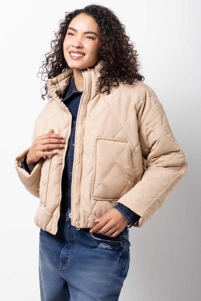 Quilted Jacket Natural (1)