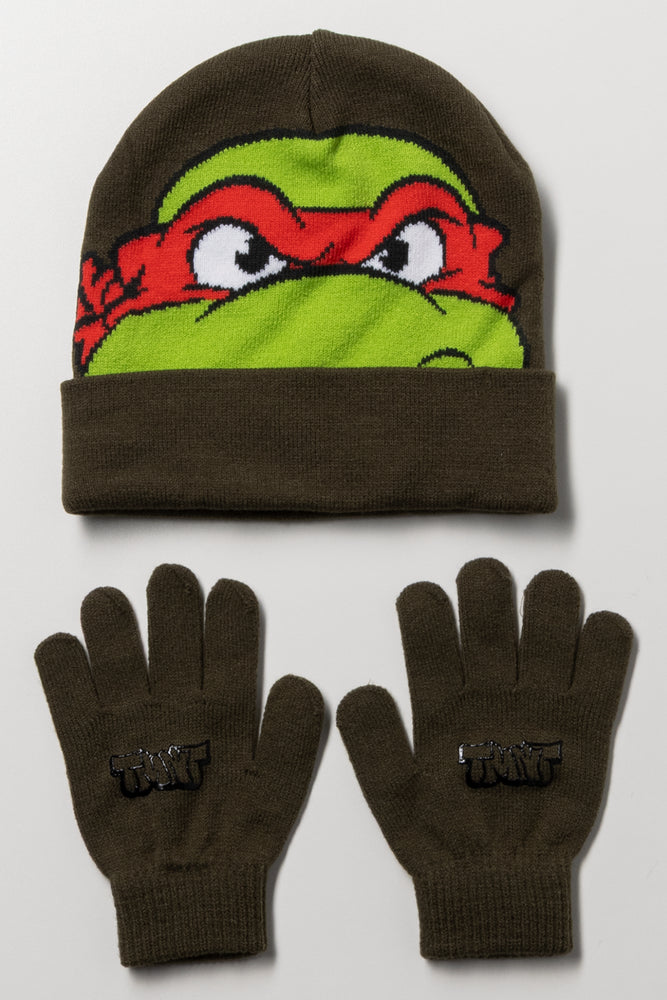 Ninja Turtles Beanie & Gloves Set Fatigue