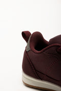 Retro Lace Up Sneakers Burgundy (3)