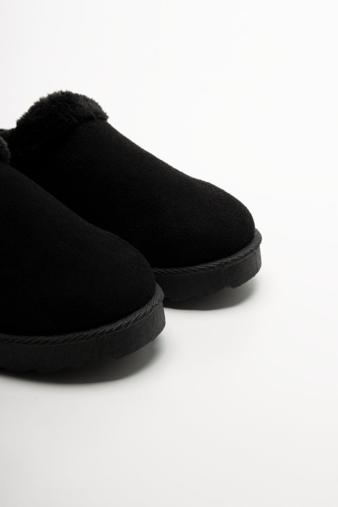Black Closed Toe Slippers (2)