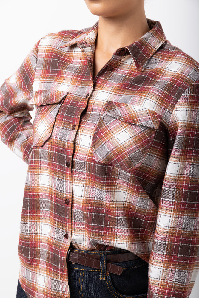 Long Sleeve Flannel Check Shirt (3)