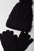 Beanie Set Black (1)