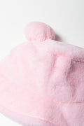 Fur Bucket Hat Pink (1)