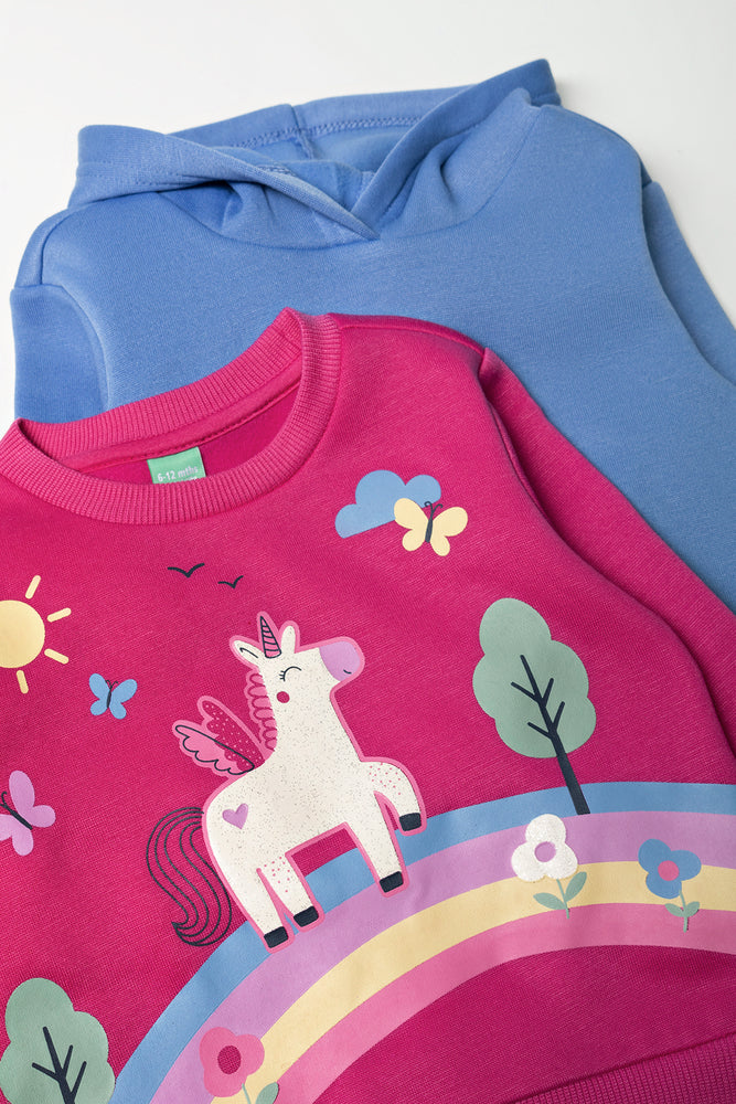 2 Pack Crew & Hoodie Pack Blue & Pink (1)