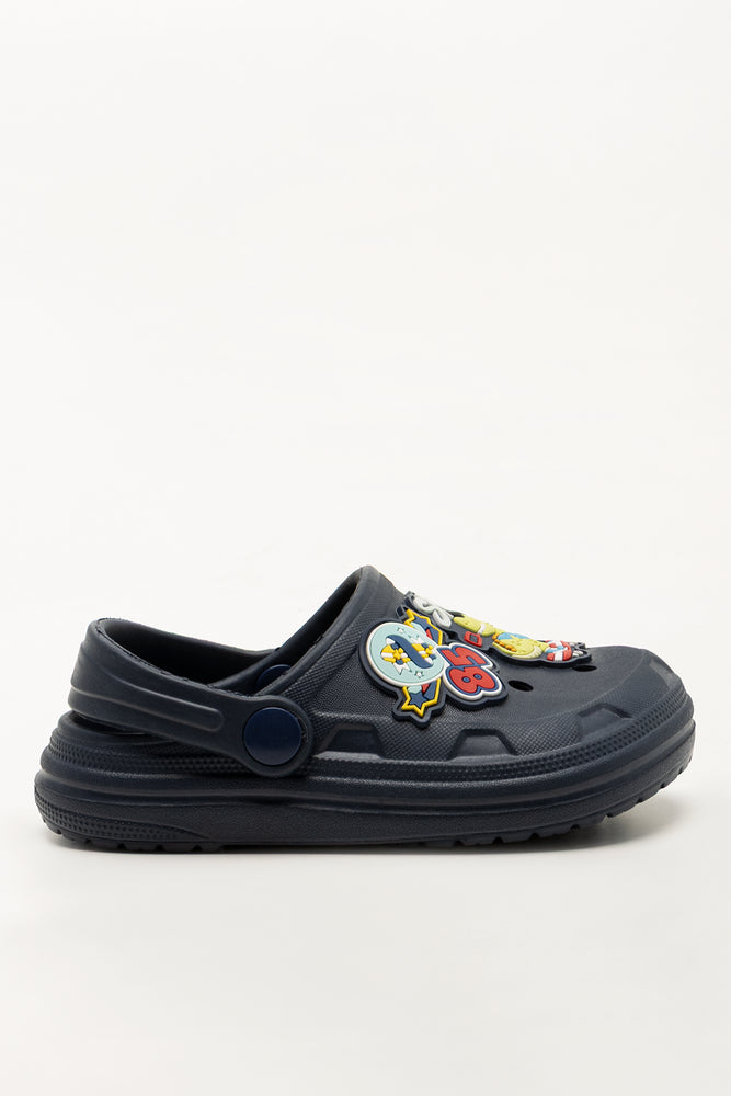Skate Clog Navy (1)