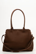 Buckle Handbag Brown (2)