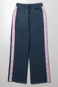 Side Tape Wide Leg Trackpants Blue