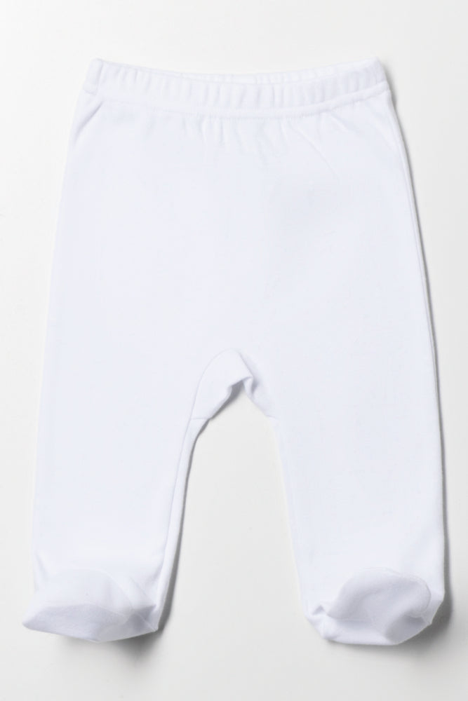 White Footed Leggings