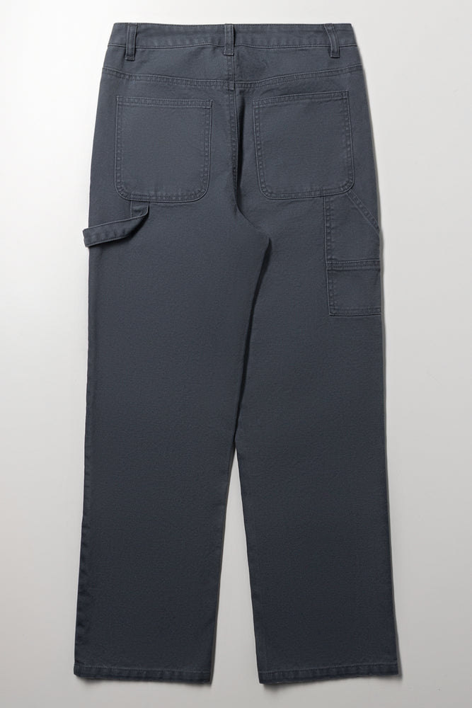 Straight Leg Pants Dark Grey (2)
