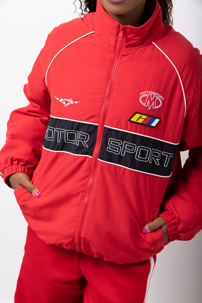 Motorsport Jacket Red (3)