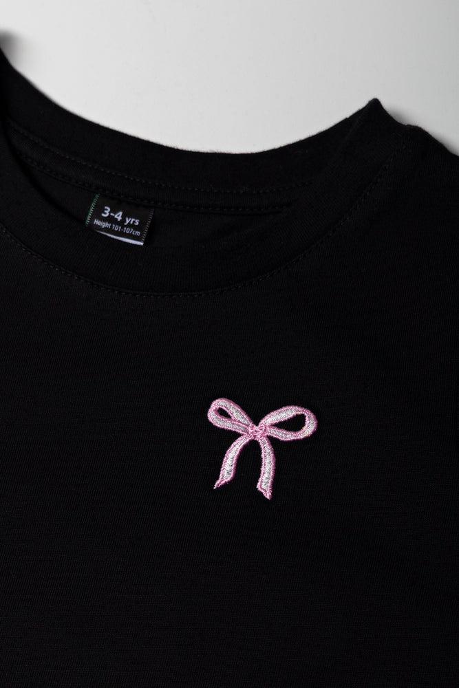 Plain T-Shirt Black (1)