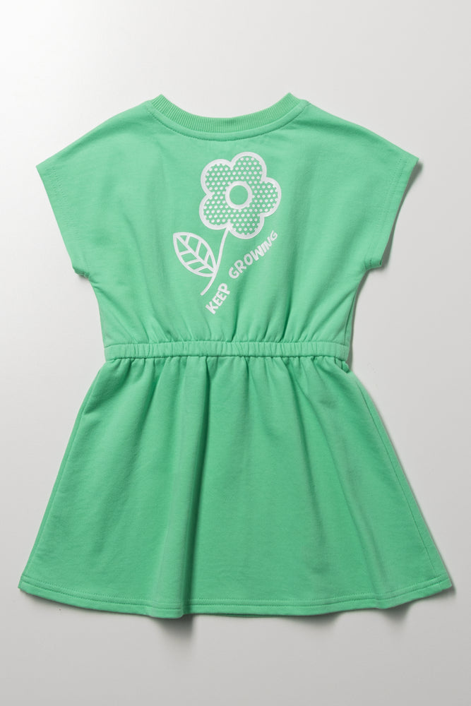 Fleece Dress Green (2)