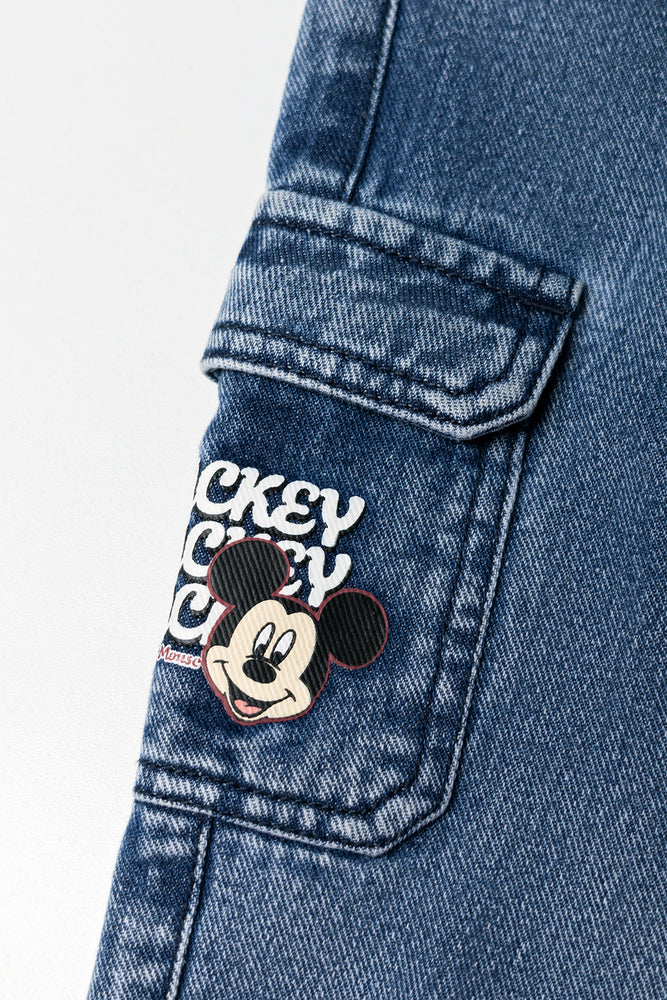 Mickey Mouse Denim Jeans Indigo (2)
