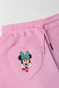 Pink Minnie Mouse Heart Shorts (1)