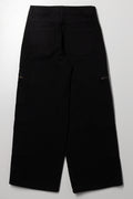 Cargo Denim Pants Black (2)
